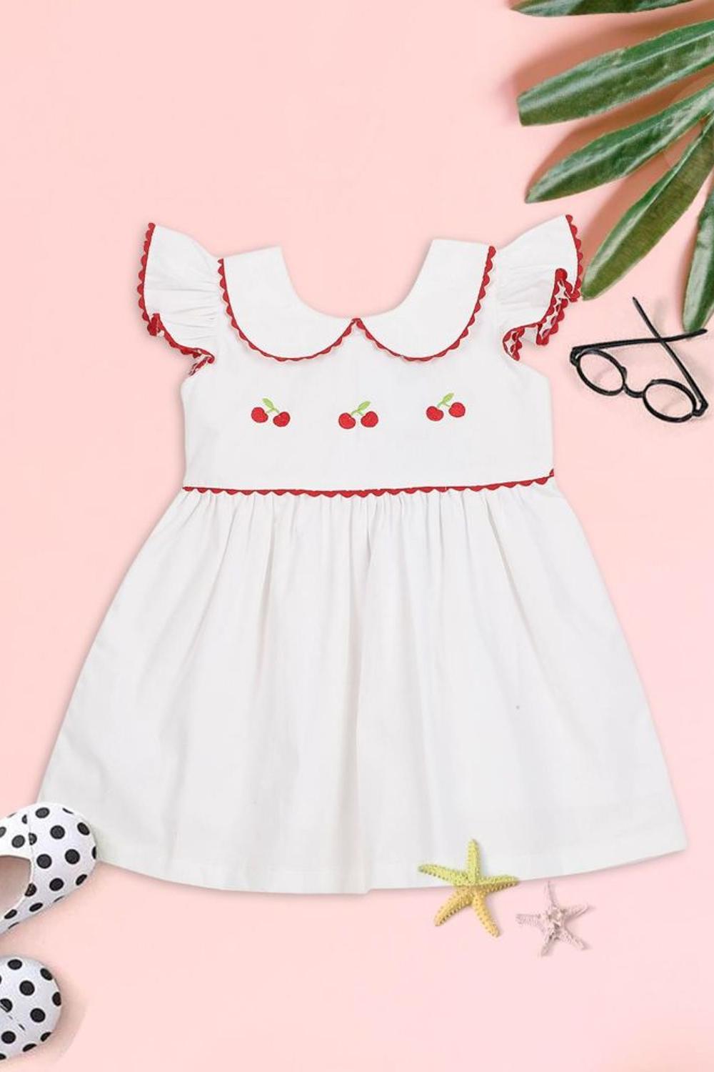 Mee Mee Kids Dresses White In Color